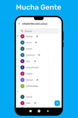 Chat Argentina android App screenshot 1